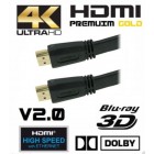 HDMI Flat Cable 1.5M for HDTV Gold Plated High Speed Supports Full HD Ultra HD 4Kx2K Xbox360 PS3 Blu Ray