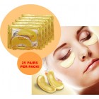 Collagen Gold Moisturizing and Anti-Wrinkle Facial Eye Mask - 25 pairs/pack